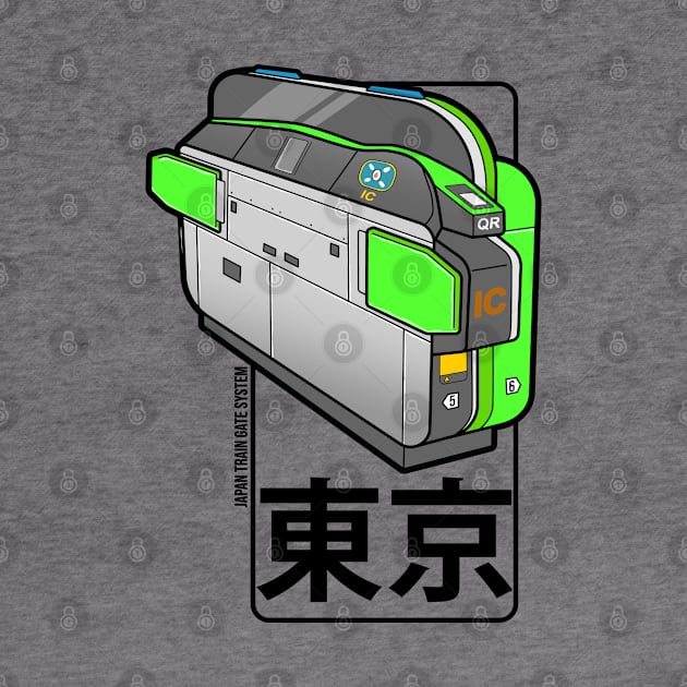 Yamanote Line Train Ticket Gate by Cerealbox Labs